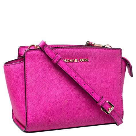 michael kors crossbody soft pink|Michael Kors hot pink handbags.